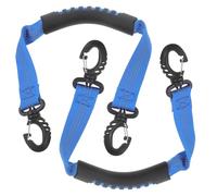 GOOHOCHY 2 Pièces Sangles de Transport pour Patins Ski Lanières Fixation Robustesse et Portabilité Accessoires Extérieurs pour Roller et Ski