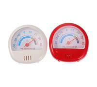 GOOHOCHY 2 pièces Thermomètre Plastique pour Réfrigérateur et Congélateur Jauge de Température Intérieure et Extérieure Lecture Instantanée Facile à Utiliser Design Simple et Surface Lisse