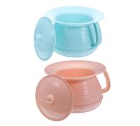 GOOHOCHY 2 Pièces Urinoir Portatif Pot D'urgence Pot Portable Pour Enfants Seau De Pipi Pan De Toilette Pour Anciens Urinoir De Chevet Portables Pour Enfants Pp