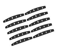 GOOHOCHY 20 Pièces Lot de 20 Protège-lames pour Couteaux de Chef Incurvés 30 Cm, Étuis en Plastique Robustes pour Coupe-pizza Demi-lune, Protection Sécurisée Cuisine et Transport en