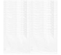 GOOHOCHY 250 Pièces Sachet pour Bouteilles de Nettoyage de Tatouage Transparent pour Bouteilles Squeeze Accessoire Pratique et Durable pour Tatoueurs
