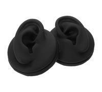 GOOHOCHY 2pièces Modèle Oreille Humaine Silicone Oreille Entraînement Anatomique Fausse Souple pour Présentation de Bijoux et Entraînement au Piercing