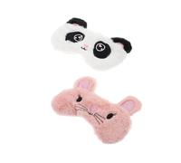 GOOHOCHY 2pièces Pour Yeux Cache-œil Pour Sommeil Masques De Sommeil Pour Sieste Confortables Et Pratiques