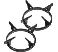 GOOHOCHY 2pièces Support De Cuisinière Pour Cafetière Lot De Étagères Antidérapantes Pour Pots Et Ustensiles De Cuisine Accessoire Pratique Pour Gazinière à Fond