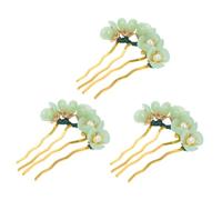 GOOHOCHY 3pièces Épingles à Cheveux Vintage Lot De Design Floral Chinois Accessoires De Coiffure Asiatiques Pour Femmes Adaptés Pour Mariages Et Festivals