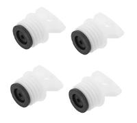 GOOHOCHY 4 Bouchons de Bouillotte en Pp Blanc, Remplacement Étanche pour Bouteilles D'eau Chaude, Installation Facile, Confort Amélioré, Pack de 4 pour Maison et Voyage