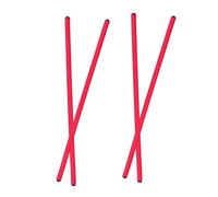 GOOHOCHY 4 Pièces Lot de 4 Supports Porte-Cannes Flexibles Rouges 43X1,3 CM en Acier Universels pour Fauteuil Roulant, Déambulateur et Scooter de Mobilité, Accessoires Pratiques pour Canne