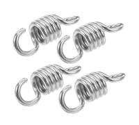 GOOHOCHY 4 Pièces Ressort de Suspension Robuste pour Chaise Hamac et Balancelle Crochet Heavy Duty pour Véranda Amortisseur de Choc Aux Intempéries Compatible avec Sac de Frappe et Hamac