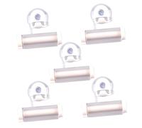 GOOHOCHY 5 pièces Presseur de Dentifrice à Ventouse Extrudeuse Manuelle Multifonction Blanc pour de Dentifrice et Organisation de Salle de Bain
