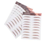 GOOHOCHY 6feuilles Sourcils à Coller Naturels Transferts pour Sourcils Adhésifs Autocollants pour Maquillage des Jetables et Imperméables Convient aux Femmes pour Apparence Réaliste