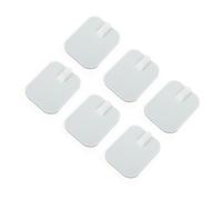 GOOHOCHY 6pièces Patch Électrode Carré Autocollant Gel Conducteur Auto-adhésif Sans Latex Compatible Massage Électrique Et Soulagement Corporel
