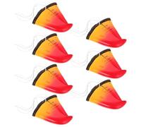 GOOHOCHY 7 Pièces Masque Nez de Perroquet en Vinyle Réaliste pour Garçon et Filles, Accessoire Cosplay Confortable et Facile à Appliquer, pour Fêtes de Carnaval et Jeux de Rôle