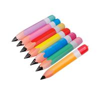 GOOHOCHY 7 Pièces Pencils Gonflables Géants PVC pour Décorations de Rentrée Scolaire Crayons Colorés Jaune Rose Orange Bleu Vert Rouge Accessoires de Décoration et Ludiques pour Salle de