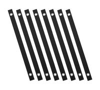 GOOHOCHY 8 Pièces Sangles de Maintien Noir, Nylon pour Arbres | Fixation Stable pour Tuteurage, Résistance à L'usure la Rupture, pour Arbre et Plantules, Lot Simple