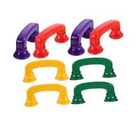 GOOHOCHY 8 pièces Téléphones Chuchotés Plastique Abs Éducatifs pour Tout Petits Lot de Déveil pour Reconnaissance des Couleurs et Développement Classe
