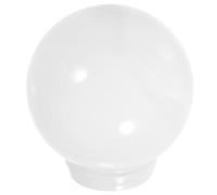 GOOHOCHY Abat-jour Rond en Acrylique Blanc, Léger et Protecteur, pour Décoration Extérieure et Patio, Couverture Sphérique pour Lampadaire