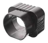 GOOHOCHY Accessoire de de Gouttière 60X80 MM vers 75 MM en Alliage d'Aluminium pour Réduction de Débordement, Installation de Toiture