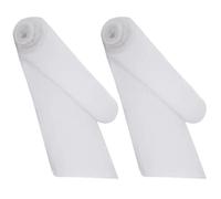 GOOHOCHY Accessoires de Neige Artificielle pour Décoration de Noël, Lot de 2 Couvertures Épaisses et Douces en Fibre de Polyester Blanc, pour Fêtes de Noël et Décoration Hivernale