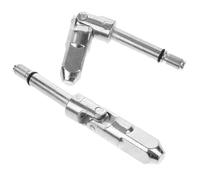 GOOHOCHY Arbre de Cardan et Joint 2 Pièces pour Cric Hydraulique Horizontal, Tête, Acier Robuste, Montage Facile et Contrôle Vitesse pour Entretien Remorque