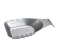GOOHOCHY Assiette à Sauce Vintage en Acier Inoxydable 70ml Support Cuillère, Multi-usage pour Snack et Vinaigre à Domicile ou Hôtel