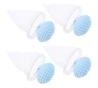 GOOHOCHY Attrape Poils Machine Laver Flottant 4 Pièces Réutilisable Filet Lavage Peluches Chien et Chat Compatible Multiples Marques pour Usage Domestique