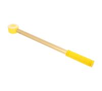 GOOHOCHY Barre D'ouverture Réglable pour Fenêtres à Auvent 0,4 M en Alliage D'aluminium et Silicone Couleur Dorée, Tige de Poussée-Traction Multifonction pour Stores Vénitiens sans Fil,