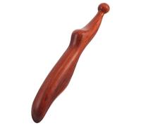 GOOHOCHY Bâton de Massage en Bois de Santal pour Points D’Acupression, Outil Musculaire Portable pour Relaxation Corporelle, Stimulation des Méridiens, Massage Pieds et Mollets, Usage