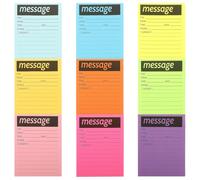 GOOHOCHY Bloc Note Mémo Multifuntionnel 9 Livres Auto-Adhésif Papier Format 5.12X3.94X0.79In Pour Bureau, École Et Organisation De Fichiers