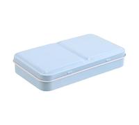 GOOHOCHY Boîte à Aquarelle Vide Métal Étanche et Compacte Ensemble de bacs à peinture vides pour Tubes de Peinture Solides Organisateur de Palette de Voyage pour Atelier et Déplacement