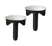 GOOHOCHY Bouchon d'Évier Inox 2 Pièces Cache-Trou pour Robinet la Cuisine Couvercle Amovible Évacuation Évier et Lavabo Légumes