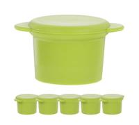 GOOHOCHY Bouchons de Vin en Silicone Couleur Bonbon, Lot de 6 Pièces, Résistants à L'usure, sans Bavure, Design Rond Unique pour Sceller Bouteilles la Maison