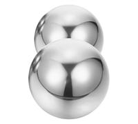 GOOHOCHY Boule de Baoding Mains 70 Mm Acier Inoxydable Solide Balle de Massage Relaxante Outil de Massage des Points de Pression Appareil Portable pour Exercices et Bien-être Adulte