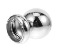 GOOHOCHY Boule de Main Courante Embout de Rampe Sphérique en Acier Inoxydable Argentée Décoration Moderne et Résistante pour Escalier Intérieur pour Rambarde