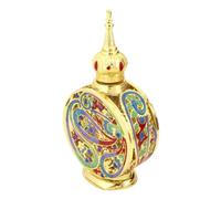 GOOHOCHY Bouteille De Parfum Vide Flacon De Parfum Arabe du Moyen Orient Conteneur Huile Essentielle Doré Parfait pour Voyager Et Recharger Vos Fragrances