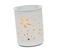GOOHOCHY Brûleur de Parfum Électrique Céramique avec Veilleuse Lampe Aroma pour Diffusion Huiles Essentielles et Ambiance Convient pour Décoration Maison et Aromathérapie