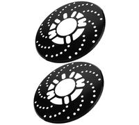 GOOHOCHY Cache Disque de Frein Alliage Aluminium Couvre-étrier Décoratif Compatible Multi-modèles Installation Facile pour Amélioration Esthétique Voiture Protection Saleté et Usure Noir