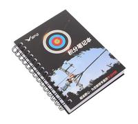 GOOHOCHY Carnet de Score de Tir à L’Arc Portable Cahier de Suivi Précis des Matchs Sportifs Tableau de Score, Papier Anti-traversée Outil de Notation pour Archers et Compétitions