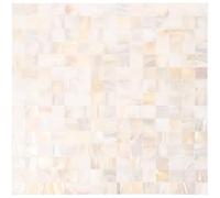 GOOHOCHY Carrelage Mural Autocollant sans Joint 20 Blanc Perle Brique Décorative Auto-Adhésive pour Mur Cuisine Salon Entrée Résistant à L'Humidité Facile à Poser et Nettoyer Décor