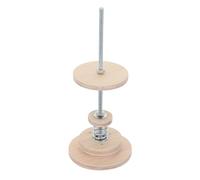 GOOHOCHY Cat Tree Tower Attachment, Floor to Ceiling Cat Tree Top Stabilizer, Loadbearing Support, Adjustable 16-32cm, Smaller Rooms, Khaki