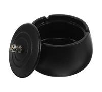 GOOHOCHY Cendrier en Porcelaine Chinoise avec Couvercle Anti-odeurs Petit Cendrier Intérieur et Extérieur sans Fumée Décoration Rétro Zen Maison et Bureau
