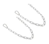 GOOHOCHY Chaîne D'extension de Barre Bas Robuste en Acier Inoxydable, Lot de 2 Pièces, Accessoire Fitness Multifonction pour Tirage Musculation, Entraînement Gym à Domicile