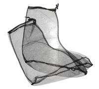 GOOHOCHY Chaussettes de Protection en Maille Respirante pour Camping et Activités Extérieures, Confortables et Légères, 1 Paire Noir pour Usage en Plein Air