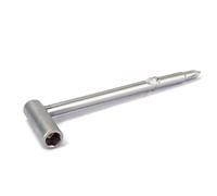 GOOHOCHY Clé à Tige de Réglage Outil de Remplacement en Acier Argenté de 7mm pour Accessoires Guitare pour Écrou Truss Rod, pour Réparation Guitare