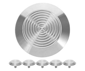 GOOHOCHY Clous Podotactiles en Acier Inoxydable 6pcs pour Passages Piétons et Métros, Installation Facile, Conçus pour Personnes Malvoyantes
