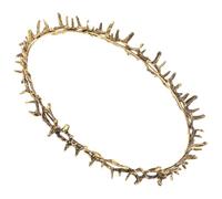 GOOHOCHY Couronne à Pointes en Métal Doré Accessoire Royal Unisexe pour Fête D’Anniversaire et Bal Couronne de Prince et Déesse Bandeau Costume Renaissance Taille