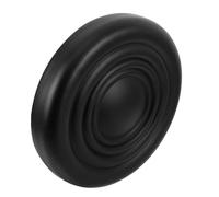 GOOHOCHY Coussin d'Assise Rond Rembourré pour Tabouret de Bar Surface d'Assise Noire Effet Vague Compatible Tabourets Pivotants Coussin de Remplacement Confortable pour Chaise Cuisine