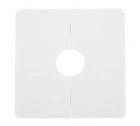 GOOHOCHY Couvercle de Bride Murale en Pvc Blanc 28mm, Auto-adhésif et Facile à Installer, pour Cache Tuyau Plomberie Mural Lors de Fête Estivale en Intérieur ou Extérieur