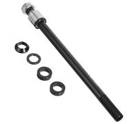 GOOHOCHY Creux de Roue de Vélo à Blocage Rapide Taille 12*Pas 10 de Moyeu en Métal Noir Remplacement pour VTT et Vélo de Route Adaptateur pour Home Trainer Stabilité Renforcée pour