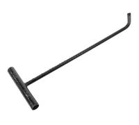 GOOHOCHY Crochet en Acier Inoxydable en T 45 Cm pour Couvercle de Regard et Porte Roulante, Crochet de Traction Robuste Lame Polie, Outil de Levage Manuel Industriel Solide