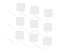 GOOHOCHY De Stimulation Musculaire 40mm Lot De 24 Coussinets Auto-adhésifs Pvc Prise 2.0 Compatibles Électrostimulateurs Thérapie Musculaire Massage Sport Peau Sensible